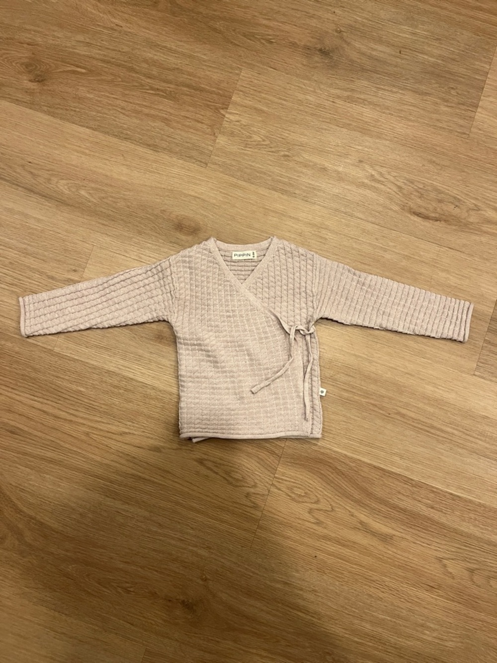 Kids' Wrap Sweater - Light Mauve